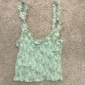 Bluenotes cropped tank